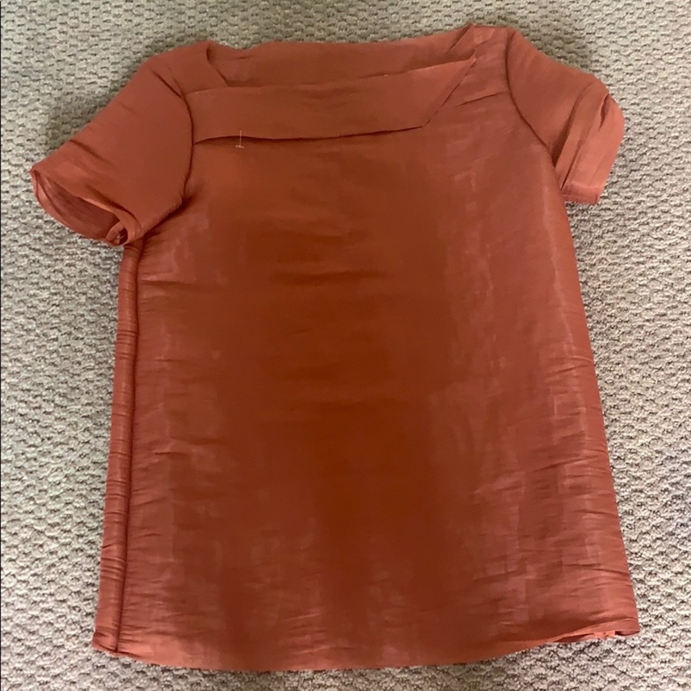 COS DESIGNER shirt in burnt orange